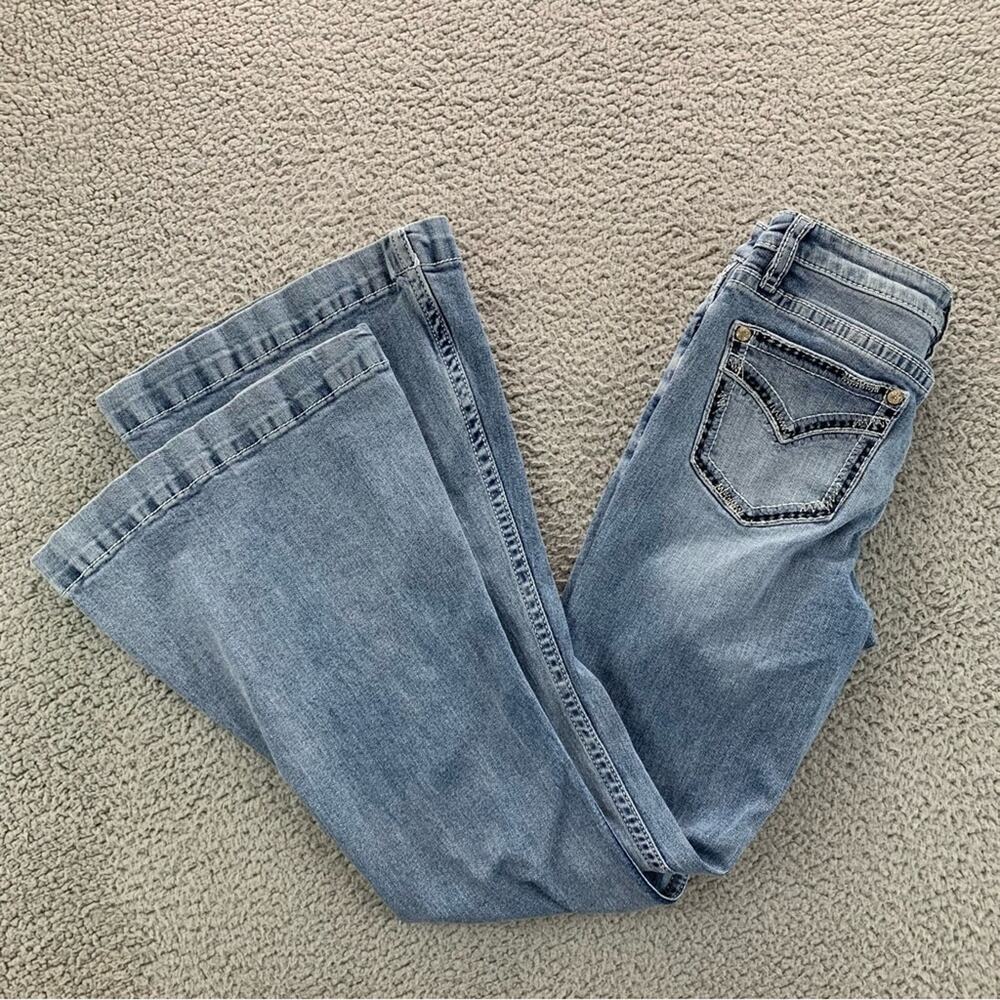 Shyanne Light Blue Flare Jeans - Picture 5 of 15
